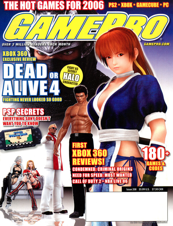 GamePro Issue 208 (January 2006) cover